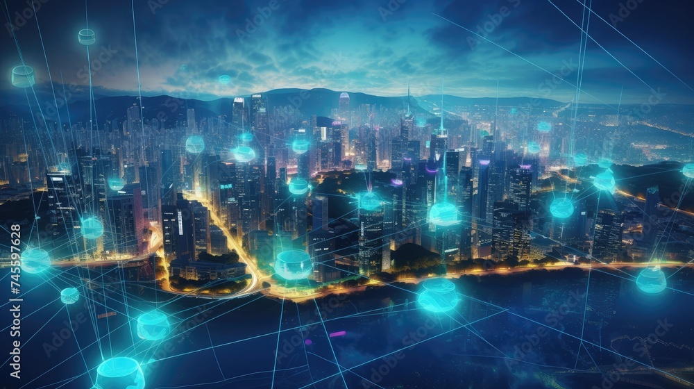 Futuristic Smart City with Connected Network