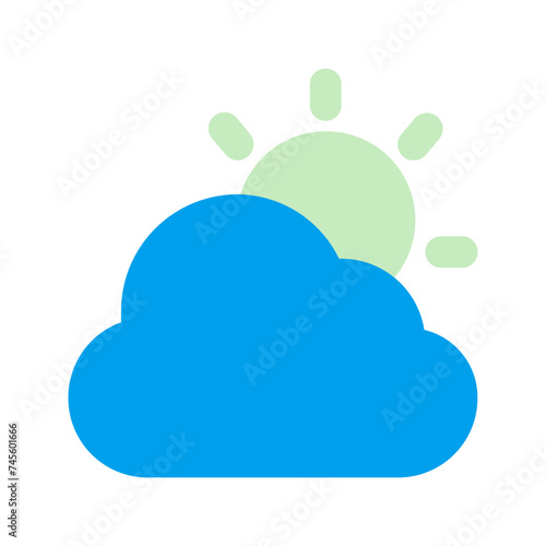 cloudy duo tone
