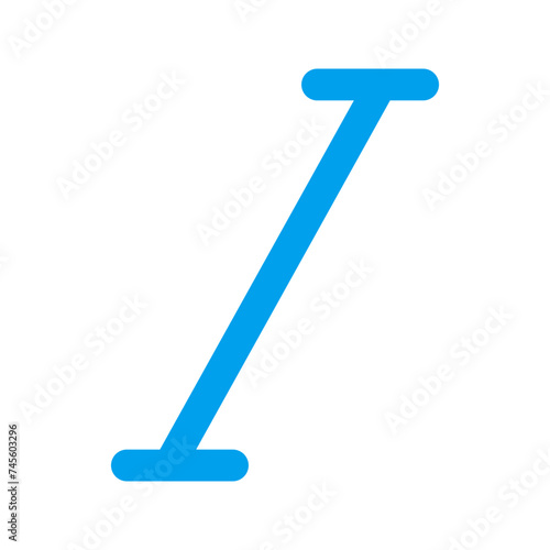 italic duo tone