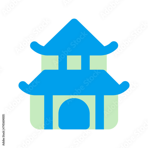 pagoda duo tone
