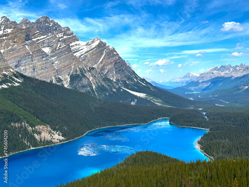 Peyto Lake Canada: Nature's Oasis in the Great North © PM Design Creations