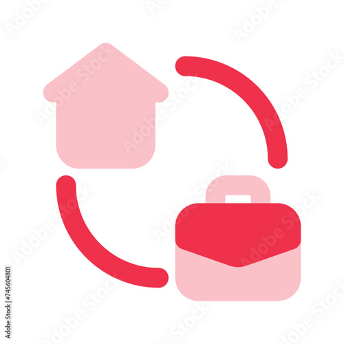 work life balance duo tone