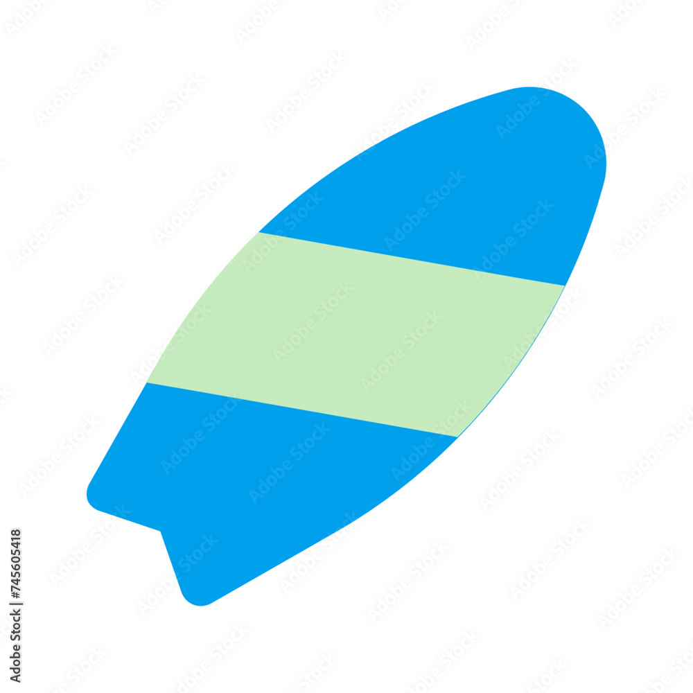 Fototapeta premium Surfboard duo tone