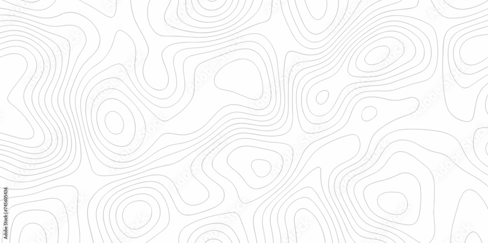 The stylized height of the topographic map in contour, lines. Topography and geography map grid abstract backdrop. creative cartography illustration. Black and white landscape geographic pattern.