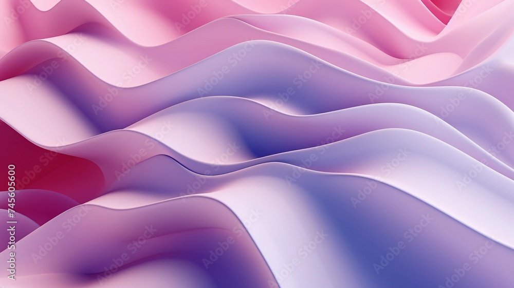 3D abstract background of pink gradient wavy lines in luxury texture style 3D abstract background of pink gradient wavy lines in luxury texture style