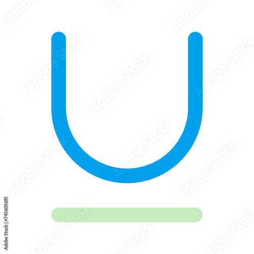 underline duo tone
