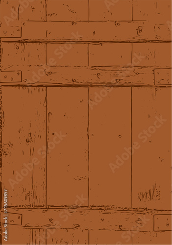 Vektor Holzkiste - Lagerung - Design Element Holzoberfläche - Vorlage leer