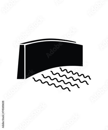 dam icon, vector best flat icon.