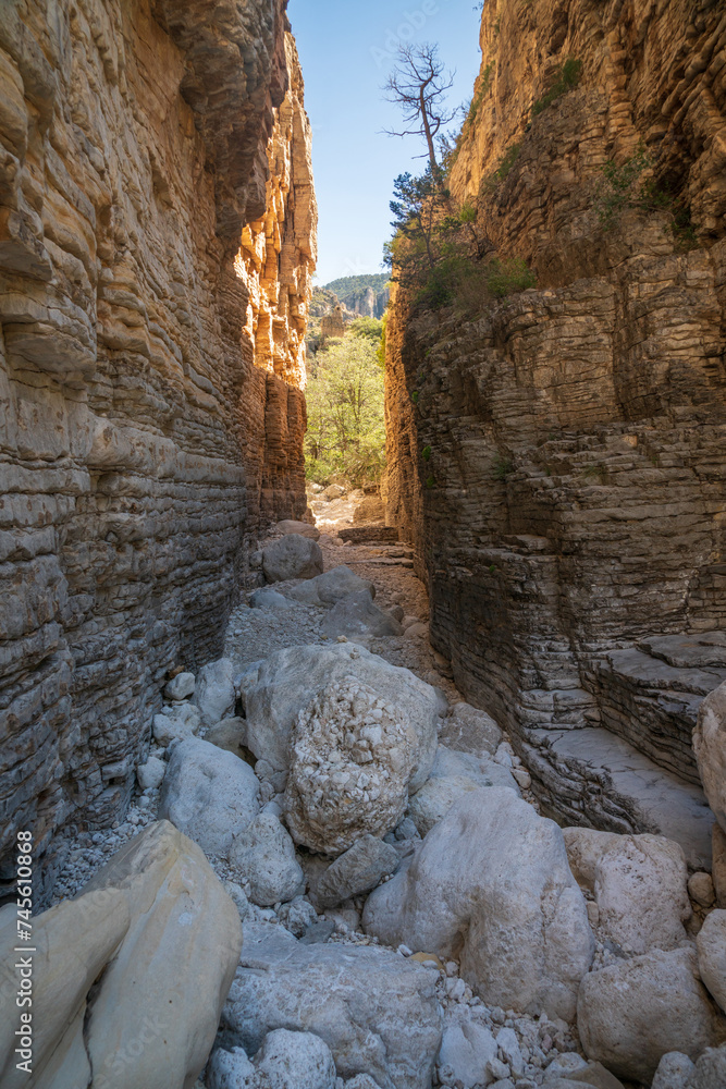 The Devil's Hall Trail at Guadalupe Mountains National Park in Western Texas