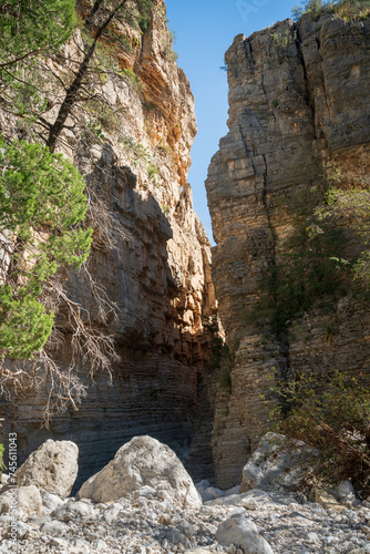 The Devil's Hall Trail at Guadalupe Mountains National Park in Western Texas