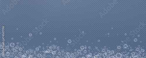 Realistic soap vector bubbles png isolated on transparent background. The effect of falling and flying bubbles. Glass bubble effect.	
