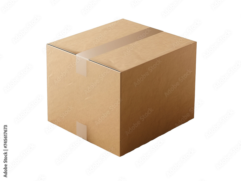 box on transparent background box on transparent background