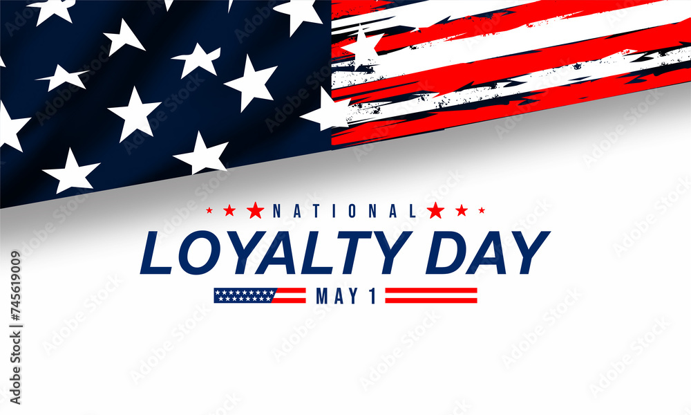 National loyalty day vector illustration National loyalty day vector illustration