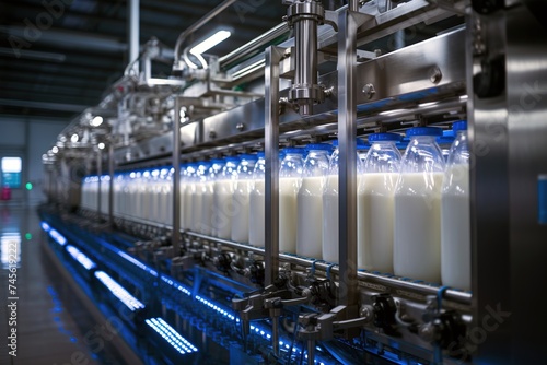 milk production in a plant