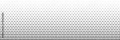 horizontal black halftone of black circle sunglasses icon design for pattern and background.