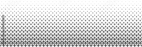 horizontal black halftone of aeroplane design for pattern and background.