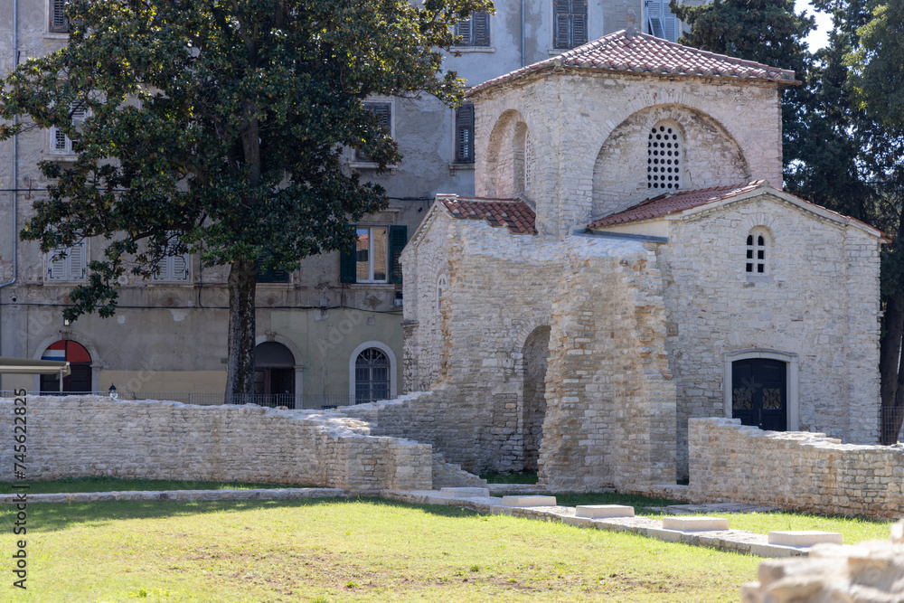 Chapel of Santa Maria del Canneto remains of Church of Santa Maria Formosa, Pula, Croatia, Istria Chapel of Santa Maria del Canneto remains of Church of Santa Maria Formosa, Pula, Croatia, Istria