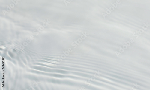 clear water wave with white background