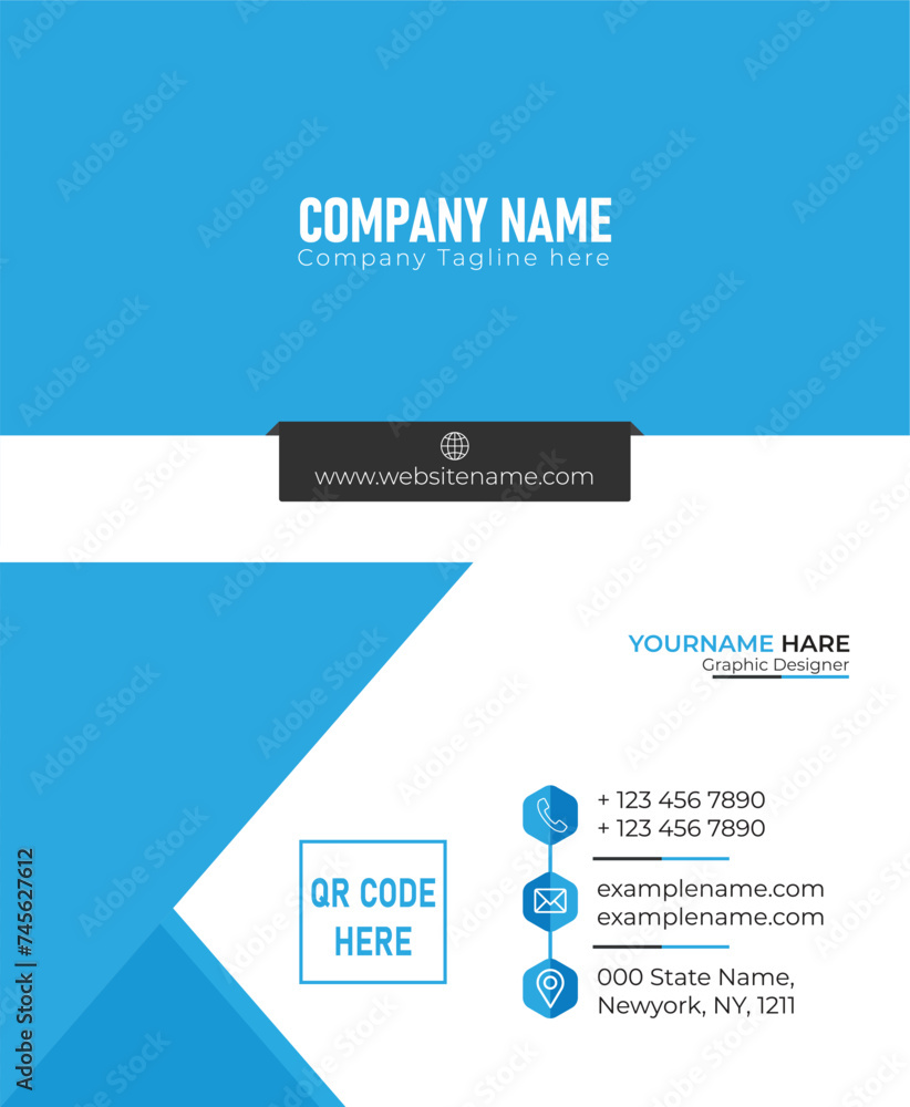 Modern Unique Business Card Design Modern Unique Business Card Design