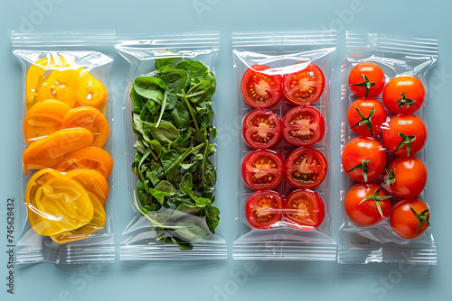 Innovative packaging that changes color to indicate food freshness