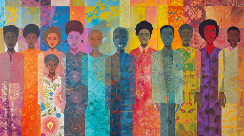 People from different cultures, backgrounds, and ages, symbolizing the richness and diversity of the global population. World Population Day Concept