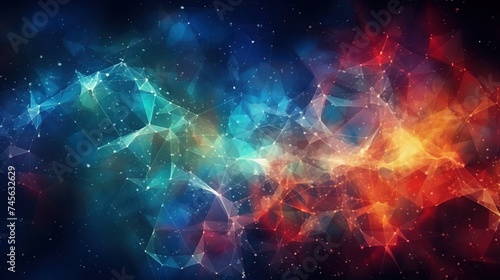 Abstract Digital Background Can be Used for Technology