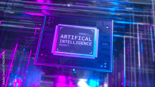 Abstract Concept of Artificial Intelligence