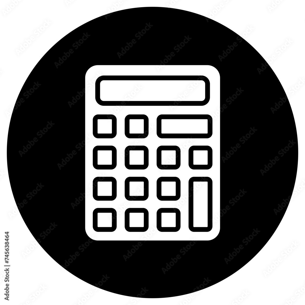 Calculator Vector Icon Design Illustration Calculator Vector Icon Design Illustration