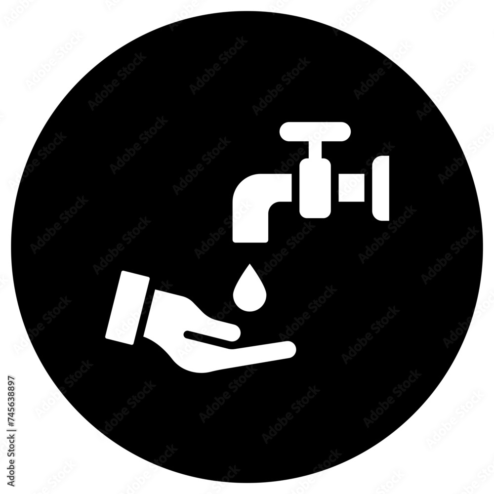 Wudhu Vector Icon Design Illustration Wudhu Vector Icon Design Illustration