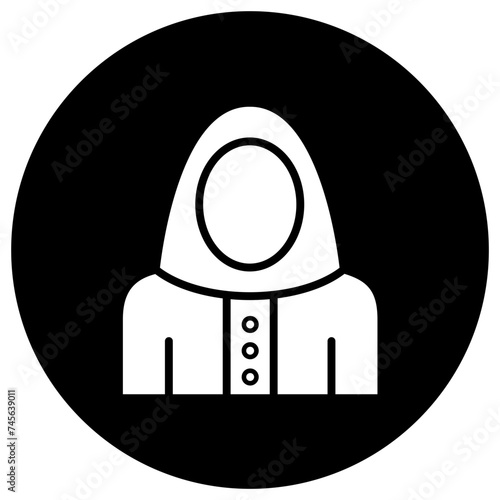 Niqab Vector Icon Design Illustration