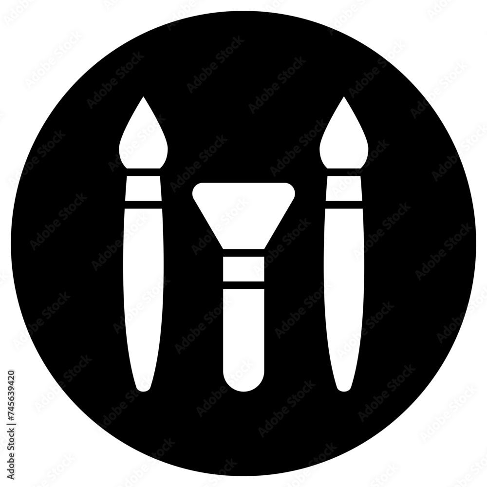 Makeup brushes Vector Icon Design Illustration Makeup brushes Vector Icon Design Illustration