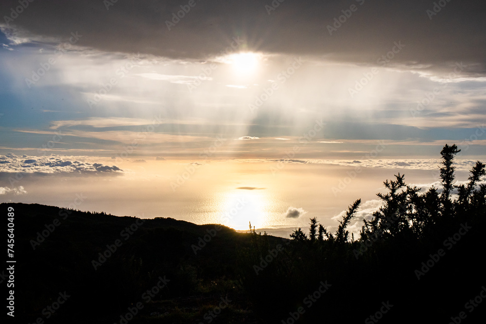 Obraz premium Coucher de soleil