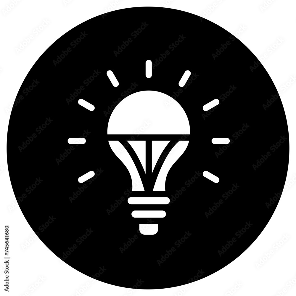Led bulb Vector Icon Design Illustration Led bulb Vector Icon Design Illustration