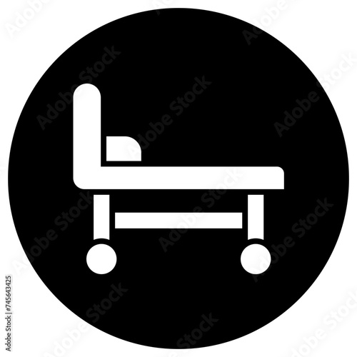 Stretcher Vector Icon Design Illustration