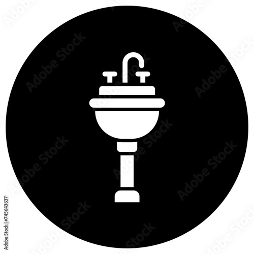 Sink Vector Icon Design Illustration