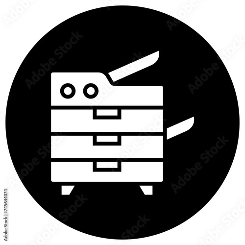 Photocopier Vector Icon Design Illustration