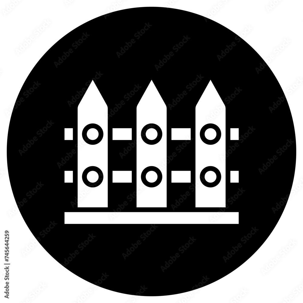 Fence Vector Icon Design Illustration Fence Vector Icon Design Illustration