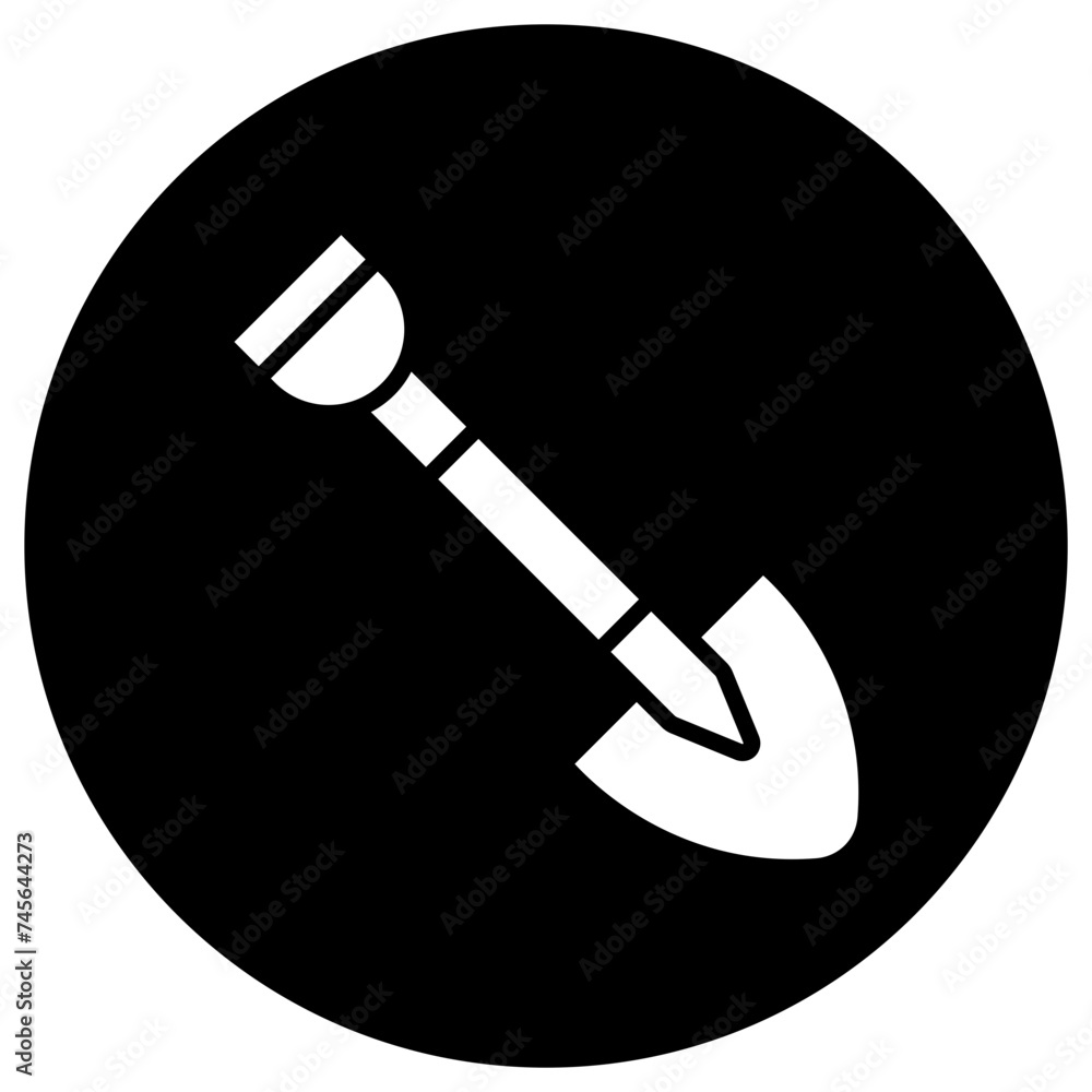 Shovel Vector Icon Design Illustration Shovel Vector Icon Design Illustration