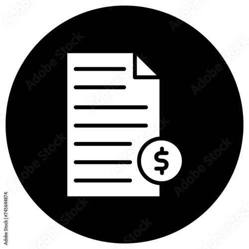 Financial Vector Icon Design Illustration