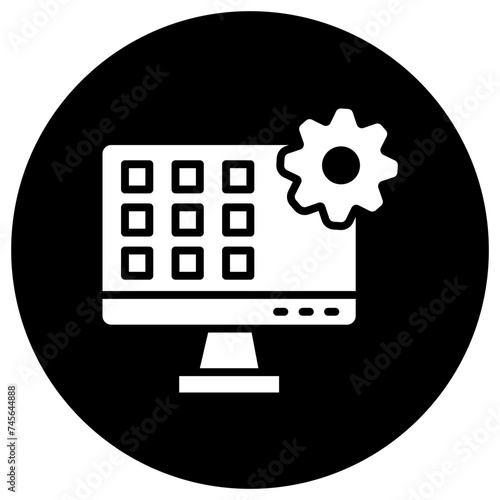 Application Vector Icon Design Illustration