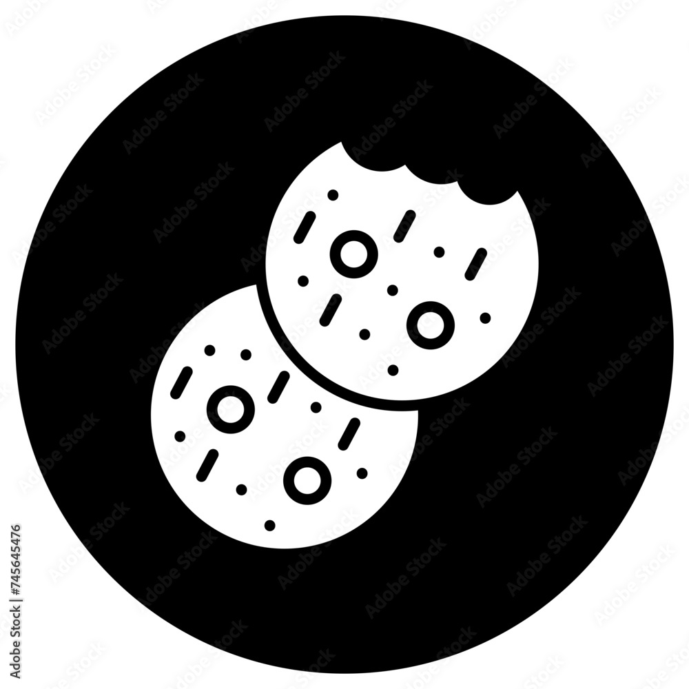 Cookies Vector Icon Design Illustration Cookies Vector Icon Design Illustration