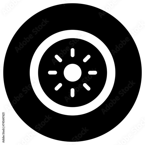 Brightness Vector Icon Design Illustration