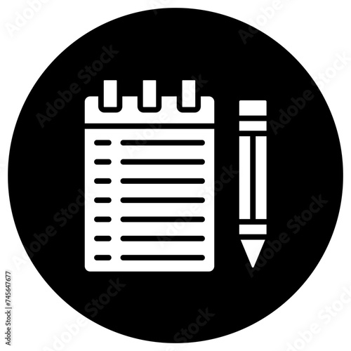 Notebook Vector Icon Design Illustration