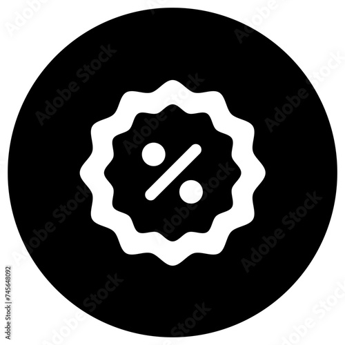 Discount Vector Icon Design Illustration