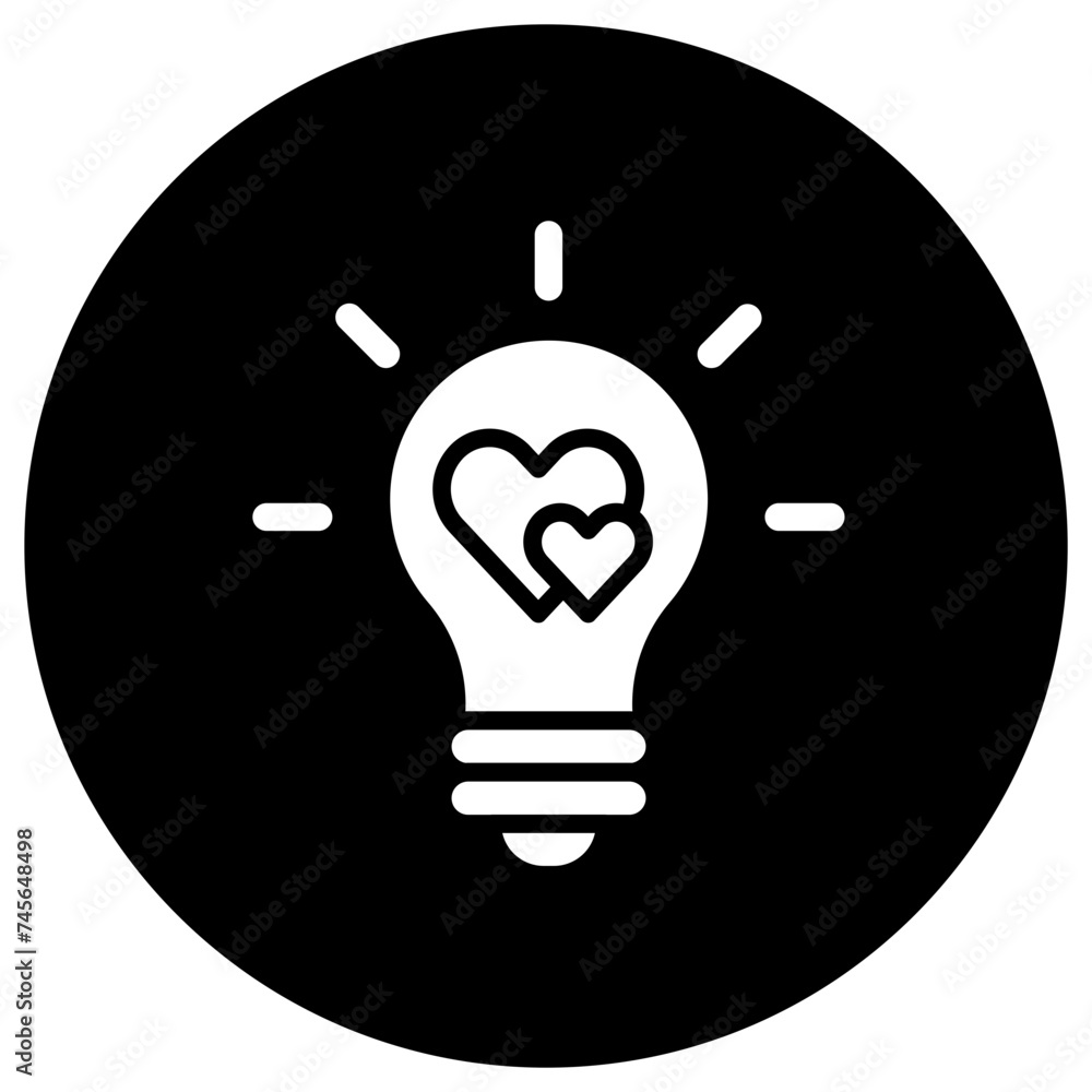 Light Bulb Vector Icon Design Illustration