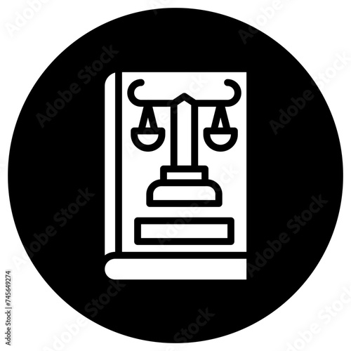 Company Law Vector Icon Design Illustration