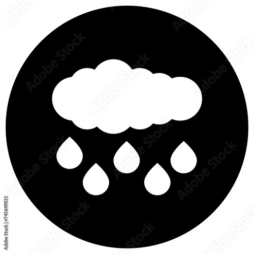 Acid Rain Vector Icon Design Illustration