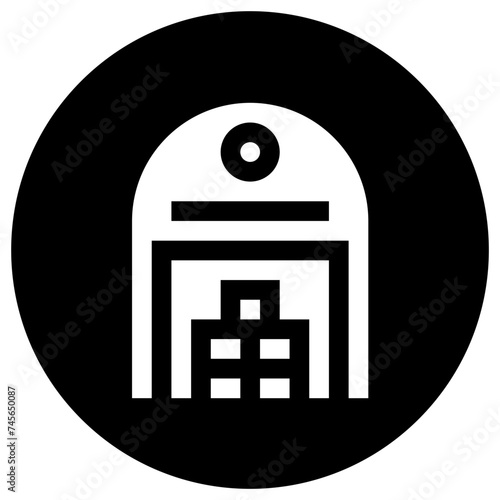 Warehouse Vector Icon Design Illustration