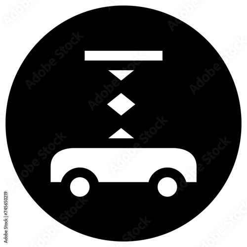 Car Jack Vector Icon Design Illustration