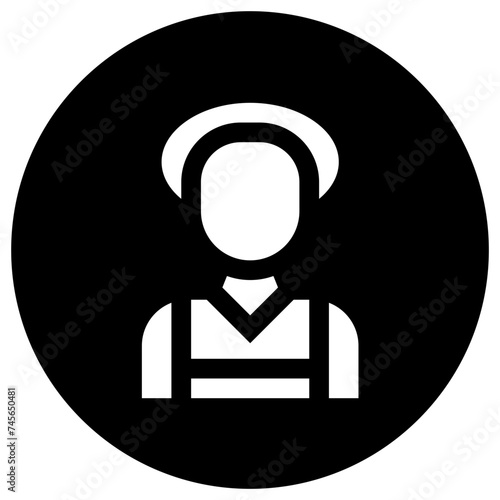 Maid Vector Icon Design Illustration